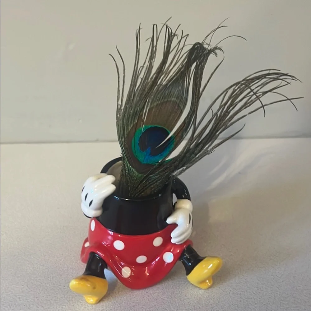 Disney Character tooth pick holder with Red and Yellow Accents